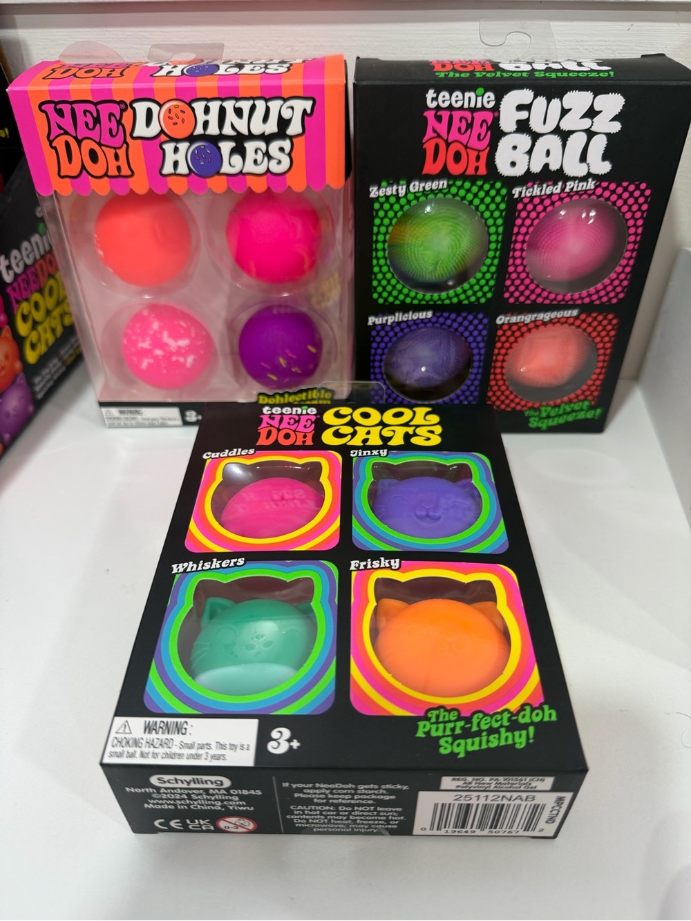 Needoh bundle!! Dohnut holes/Cool Cats/Fuzzball